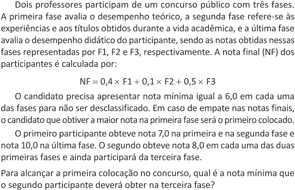 Trecho original com figura, tabela ou fórmula da questão 180 do ENEM 2025 - 2º Dia – Caderno 11 – Laranja (Braile e ledor) – Aplicação Regular - (Superampliada) - Belém, Ananindeua e Marituba.