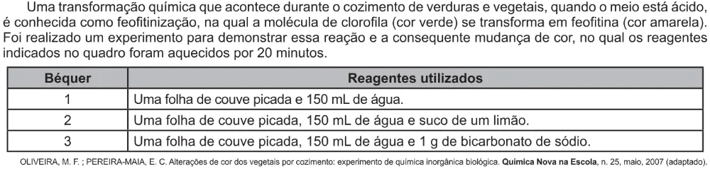 Trecho original com figura, tabela ou fórmula da questão 124 do ENEM 2021 - 2º Dia – Caderno 5 – Amarelo – Reaplicação/PPL/Segunda Oportunidade.