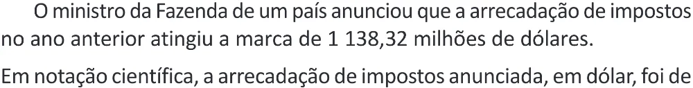 Trecho original com figura, tabela ou fórmula da questão 160 do ENEM 2025 - 2º Dia – Caderno 11 – Laranja (Braile e ledor) – Aplicação Regular - (Superampliada) - Belém, Ananindeua e Marituba.
