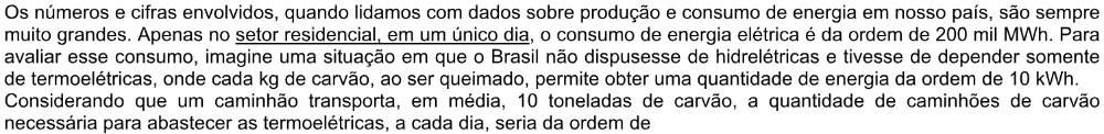 Trecho original com figura, tabela ou fórmula da questão 29 do ENEM 2002 - Caderno Amarelo.
