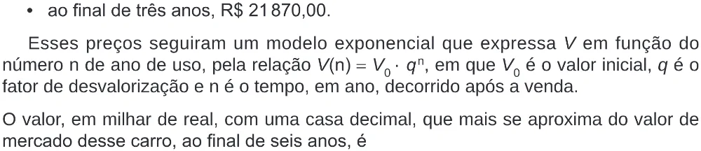 Trecho original com figura, tabela ou fórmula da questão 163 do ENEM 2024 - 2º Dia – Caderno 8 – Verde (Ampliada) – Reaplicação/PPL.