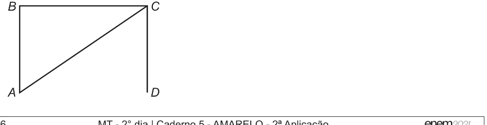 Alternativa B da questão 141 do ENEM 2021 - 2º Dia – Caderno 5 – Amarelo (Ampliada) – Reaplicação/PPL/Segunda Oportunidade.