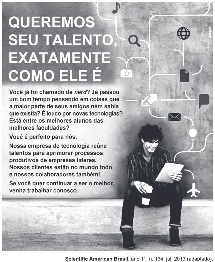 Trecho original com figura, tabela ou fórmula da questão 125 do ENEM 2014 - 2º Dia - Caderno 6 - Cinza – Aplicação regular.