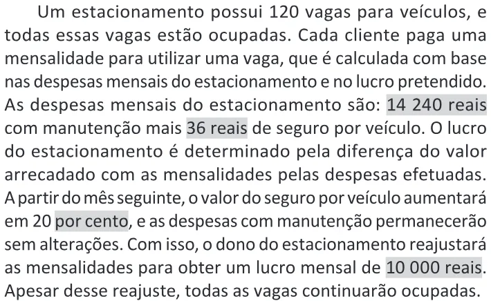 Trecho original com figura, tabela ou fórmula da questão 163 do ENEM 2025 - 2º Dia – Caderno 11 – Laranja (Braile e ledor) – Aplicação Regular - (Ledor).