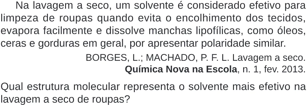Trecho original com figura, tabela ou fórmula da questão 111 do ENEM 2024 - 2º Dia – Caderno 8 – Verde (Superampliada) – Reaplicação/PPL.