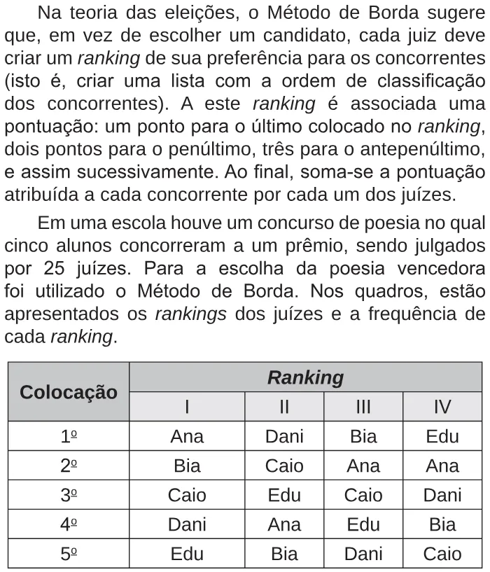 Trecho original com figura, tabela ou fórmula da questão 156 do ENEM 2018 - 2º Dia - Caderno 5 - Amarelo – Aplicação regular.