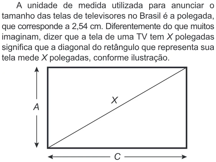 Trecho original com figura, tabela ou fórmula da questão 172 do ENEM 2019 - 2º Dia – Caderno 5 – Amarelo – Reaplicação/PPL.