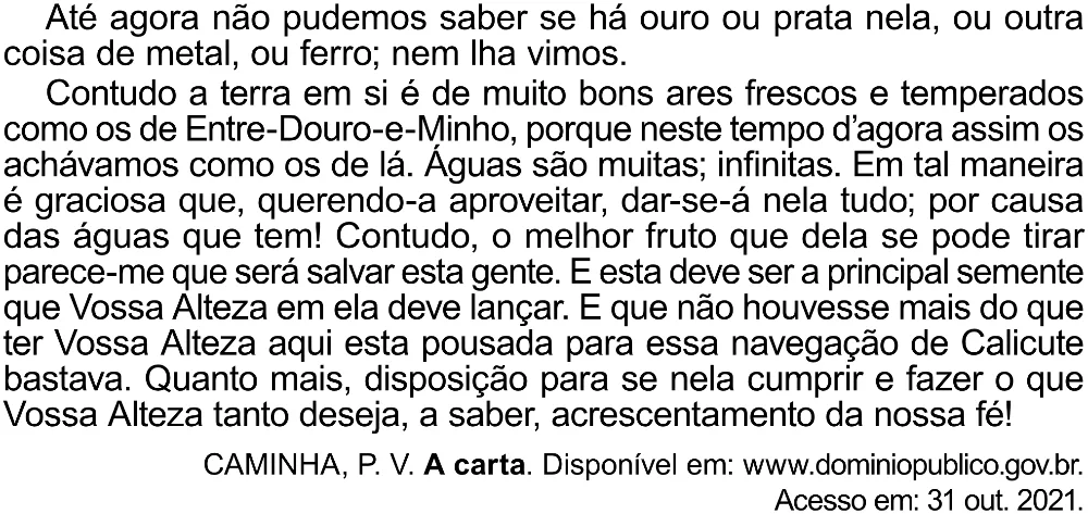 Trecho original com figura, tabela ou fórmula da questão 41 do ENEM 2023 - 1º Dia – Caderno 4 – Rosa (Superampliada) – Reaplicação/PPL.
