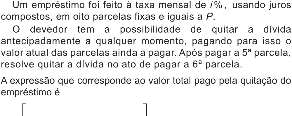 Trecho original com figura, tabela ou fórmula da questão 144 do ENEM 2017 - 2º Dia - Caderno 5 – Amarelo (Superampliada) – Aplicação regular.