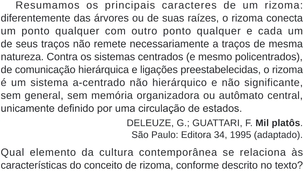 Trecho original com figura, tabela ou fórmula da questão 57 do ENEM 2024 - 1º Dia – Caderno 10 – Roxo (Libras) – Aplicação Regular - (Superampliada).