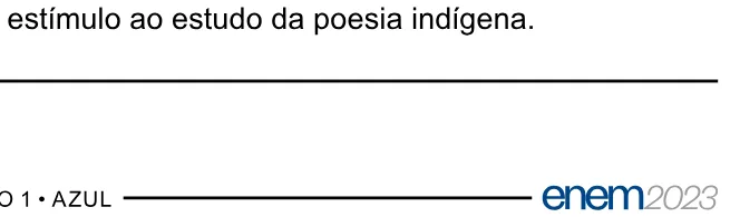 Alternativa E da questão 38 do ENEM 2023 - 1º Dia – Caderno 1 – Azul – Aplicação Regular.