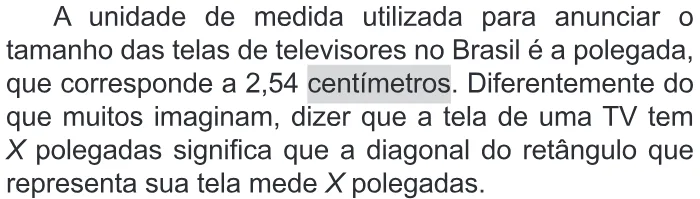 Trecho original com figura, tabela ou fórmula da questão 172 do ENEM 2019 - 2º Dia – Caderno 11 – Laranja – Reaplicação/PPL.