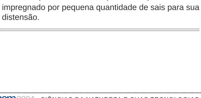 Alternativa E da questão 106 do ENEM 2024 - 2º Dia – Caderno 6 – Cinza – Aplicação Regular.