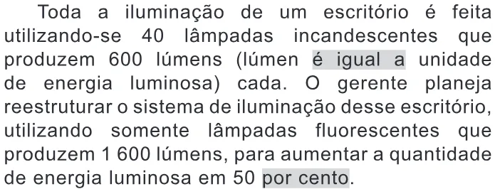Trecho original com figura, tabela ou fórmula da questão 151 do ENEM 2022 - 2º Dia – Caderno 11 – Laranja (braile e ledor) – Reaplicação/PPL.