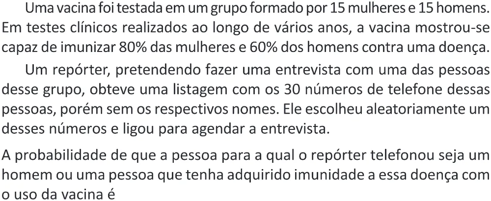 Trecho original com figura, tabela ou fórmula da questão 173 do ENEM 2025 - 2º Dia – Caderno 11 – Laranja (Braile e ledor) – Aplicação Regular - (Superampliada) - Belém, Ananindeua e Marituba.