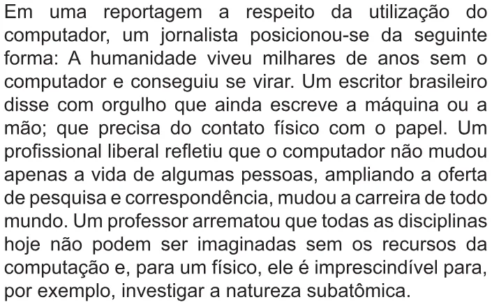 Trecho original com figura, tabela ou fórmula da questão 97 do ENEM 2010 - 2º Dia Caderno 7 – Azul – Reaplicação/PPL.