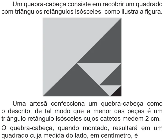 Trecho original com figura, tabela ou fórmula da questão 169 do ENEM 2018 - 2º Dia - Caderno 5 - Amarelo – Aplicação regular.
