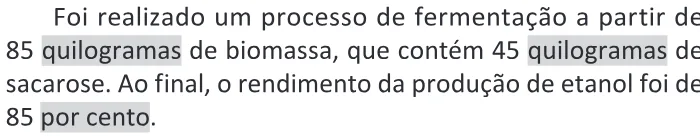 Trecho original com figura, tabela ou fórmula da questão 113 do ENEM 2025 - 2º Dia – Caderno 11 – Laranja (Braile e ledor) – Reaplicação - (Ledor).