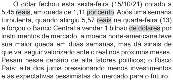 Trecho original com figura, tabela ou fórmula da questão 52 do ENEM 2022 - 1º Dia – Caderno 9 – Laranja (braile e ledor) – Reaplicação/PPL.