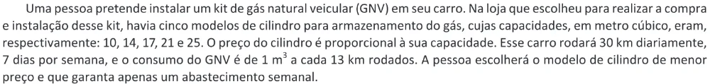 Trecho original com figura, tabela ou fórmula da questão 142 do ENEM 2025 - 2º Dia – Caderno 8 – Verde – Aplicação Regular.