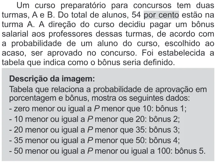 Trecho original com figura, tabela ou fórmula da questão 171 do ENEM 2022 - 2º Dia – Caderno 11 – Laranja (braile e ledor) – Reaplicação/PPL.