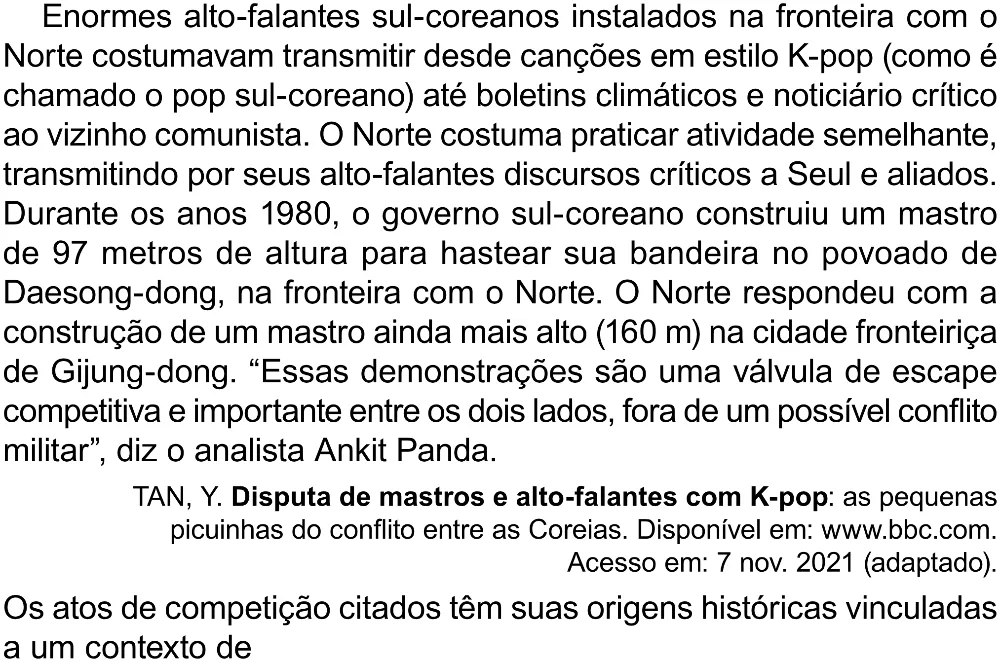 Trecho original com figura, tabela ou fórmula da questão 50 do ENEM 2023 - 1º Dia – Caderno 10 – Verde (Libras) – Aplicação Regular - (Superampliada).
