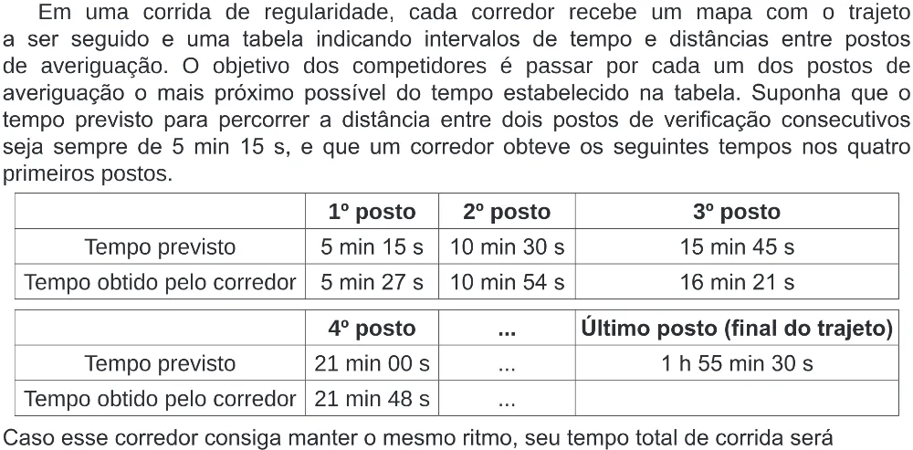 Trecho original com figura, tabela ou fórmula da questão 142 do ENEM 2019 - 2º Dia – Caderno 5 – Amarelo (Ampliada) – Reaplicação/PPL.
