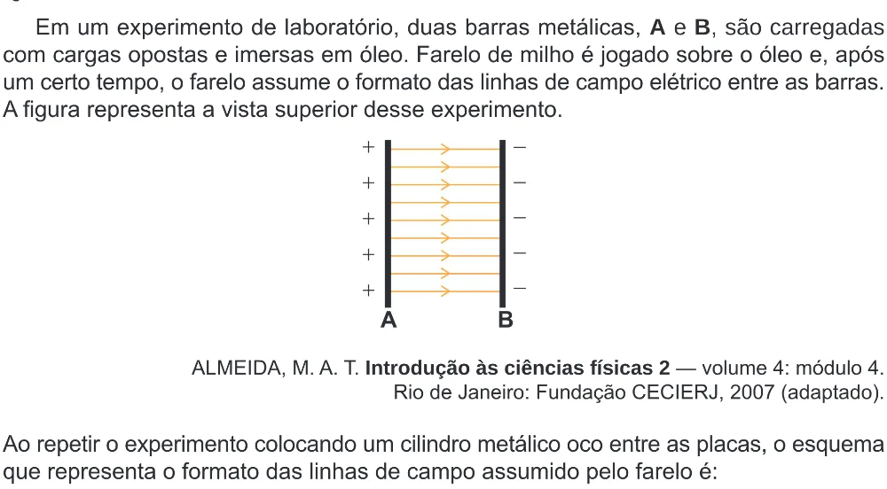 Trecho original com figura, tabela ou fórmula da questão 128 do ENEM 2024 - 2º Dia – Caderno 8 – Verde – Aplicação Regular - (Ampliada).