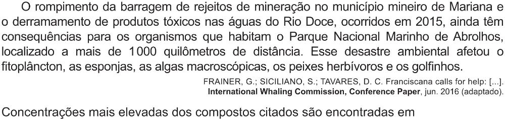 Trecho original com figura, tabela ou fórmula da questão 120 do ENEM 2021 - 2º Dia – Caderno 5 – Amarelo (Ampliada) – Aplicação Regular.