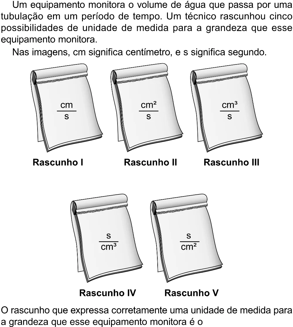 Trecho original com figura, tabela ou fórmula da questão 145 do ENEM 2023 - 2º Dia – Caderno 8 – Rosa (Superampliada) – Reaplicação/PPL.
