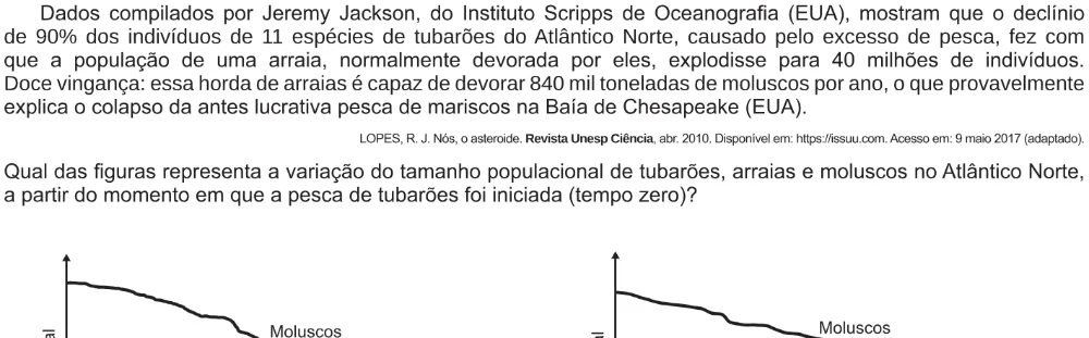 Trecho original com figura, tabela ou fórmula da questão 107 do ENEM 2017 - 2º Dia - Caderno 5 - Amarelo – Reaplicação/PPL.