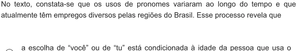 Trecho original com figura, tabela ou fórmula da questão 22 do ENEM 2021 - 1º Dia – Caderno 1 – Azul – Espanhol – Aplicação digital.