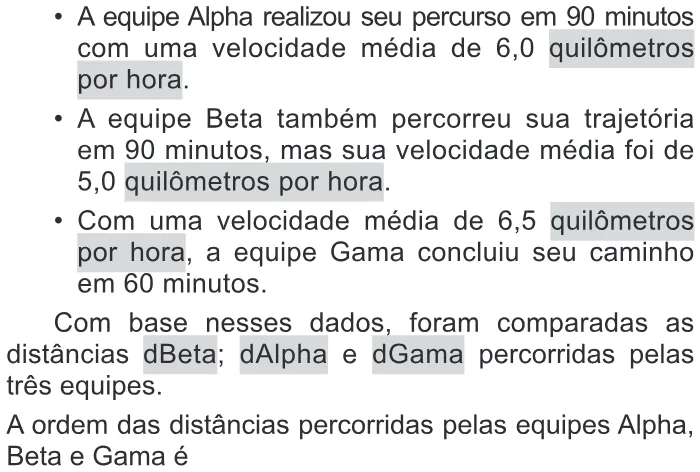 Trecho original com figura, tabela ou fórmula da questão 136 do ENEM 2018 - 2º Dia - Caderno 11 – Laranja (Braile e ledor) – Aplicação regular.