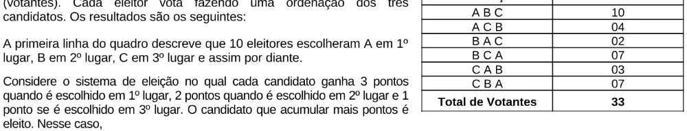 Trecho original com figura, tabela ou fórmula da questão 19 do ENEM 1999 - Caderno Amarelo.