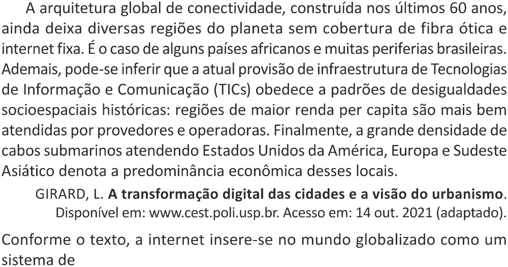 Trecho original com figura, tabela ou fórmula da questão 84 do ENEM 2025 - 1º Dia – Caderno 9 – Laranja (Braile e ledor) – Reaplicação - (Superampliada).