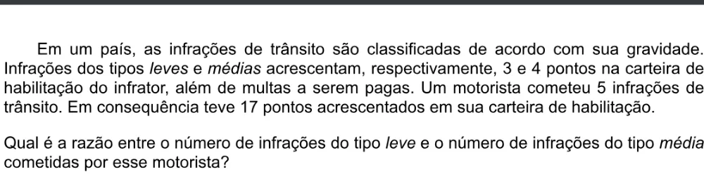 Trecho original com figura, tabela ou fórmula da questão 139 do ENEM 2020 - 2º Dia - Caderno 5 – Amarelo – Aplicação digital.