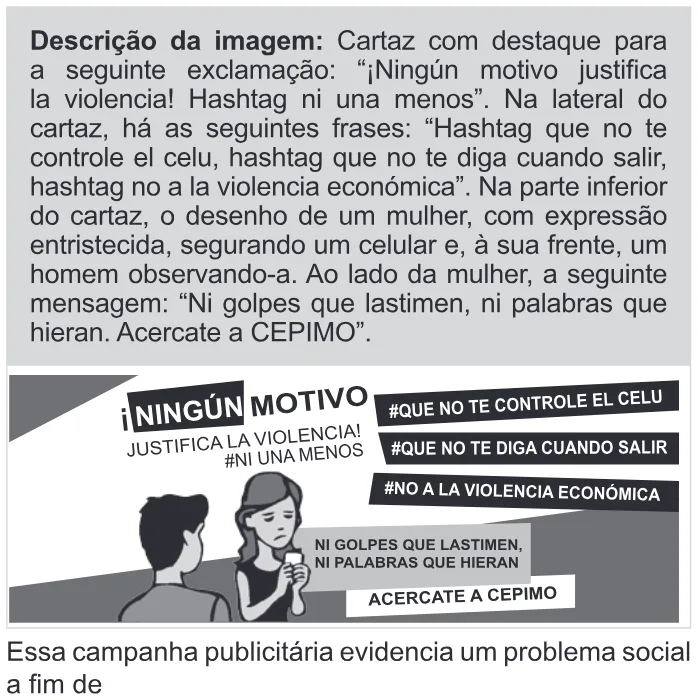 Trecho original com figura, tabela ou fórmula da questão 4 (espanhol) do ENEM 2022 - 1º Dia – Caderno 9 – Laranja (braile e ledor) – Reaplicação/PPL.