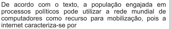 Trecho original com figura, tabela ou fórmula da questão 28 do ENEM 2014 - 1º Dia – Caderno 3 – Branco – Reaplicação/PPL.