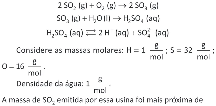 Trecho original com figura, tabela ou fórmula da questão 114 do ENEM 2025 - 2º Dia – Caderno 6 – Cinza – Reaplicação.