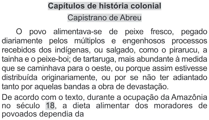 Trecho original com figura, tabela ou fórmula da questão 75 do ENEM 2022 - 1º Dia – Caderno 9 – Laranja (braile e ledor) – Reaplicação/PPL.