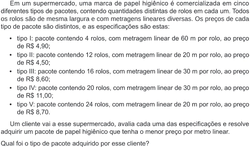 Trecho original com figura, tabela ou fórmula da questão 157 do ENEM 2024 - 2º Dia – Caderno 8 – Verde (Ampliada) – Reaplicação/PPL.