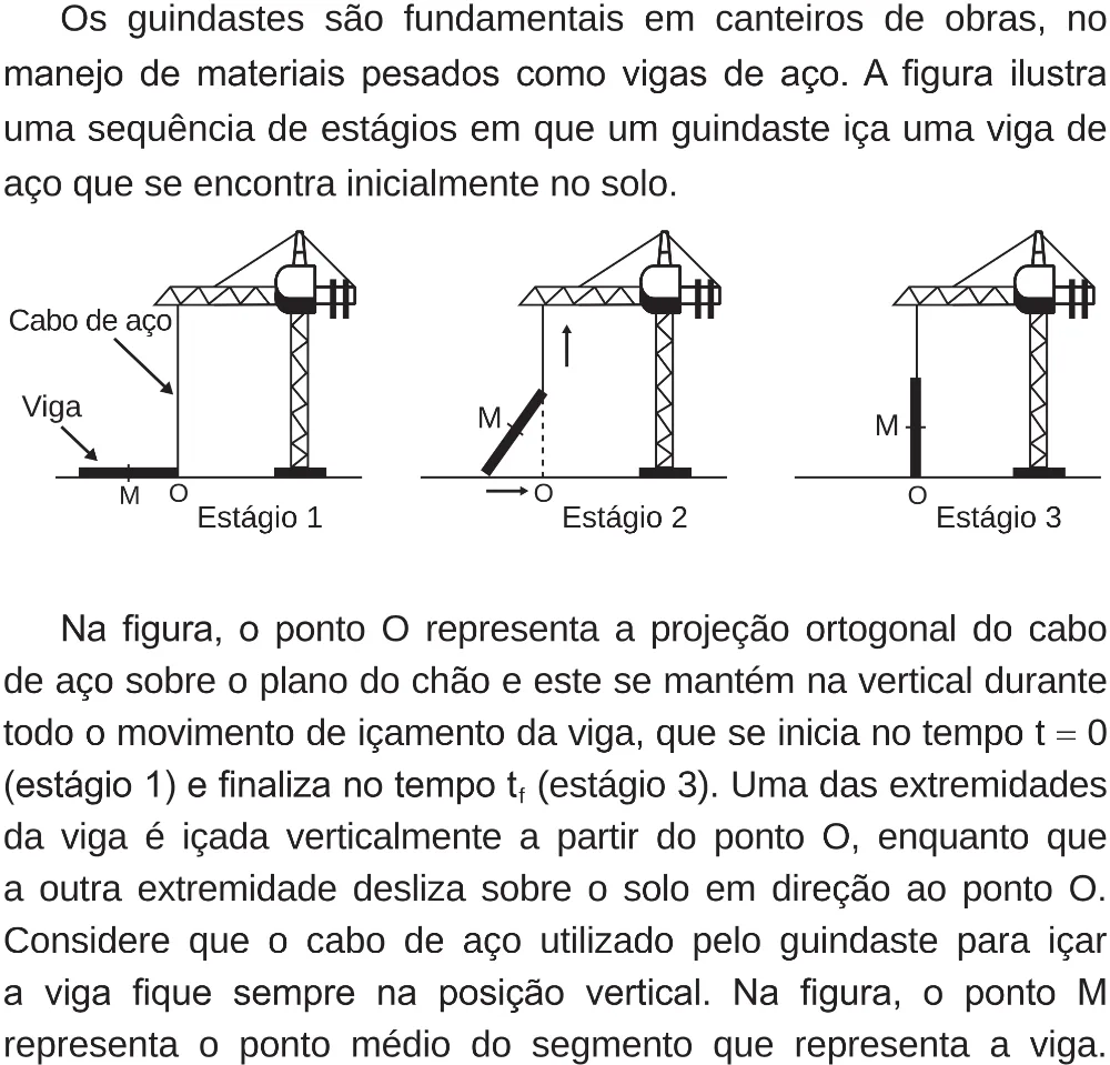 Trecho original com figura, tabela ou fórmula da questão 174 do ENEM 2018 - 2º Dia - Caderno 5 – Amarelo (Superampliada) – Aplicação regular.
