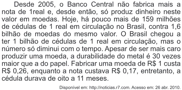 Trecho original com figura, tabela ou fórmula da questão 162 do ENEM 2014 - 2º Dia – Caderno 6 – Cinza – Terceira aplicação.