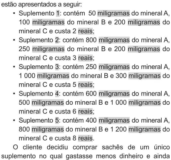 Trecho original com figura, tabela ou fórmula da questão 159 do ENEM 2021 - 2º Dia – Caderno 11 – Laranja (braile e ledor) – Aplicação Regular.