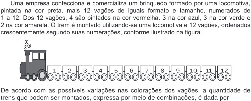 Trecho original com figura, tabela ou fórmula da questão 166 do ENEM 2019 - 2º Dia – Caderno 6 – Cinza (Ampliada) – Aplicação Regular.