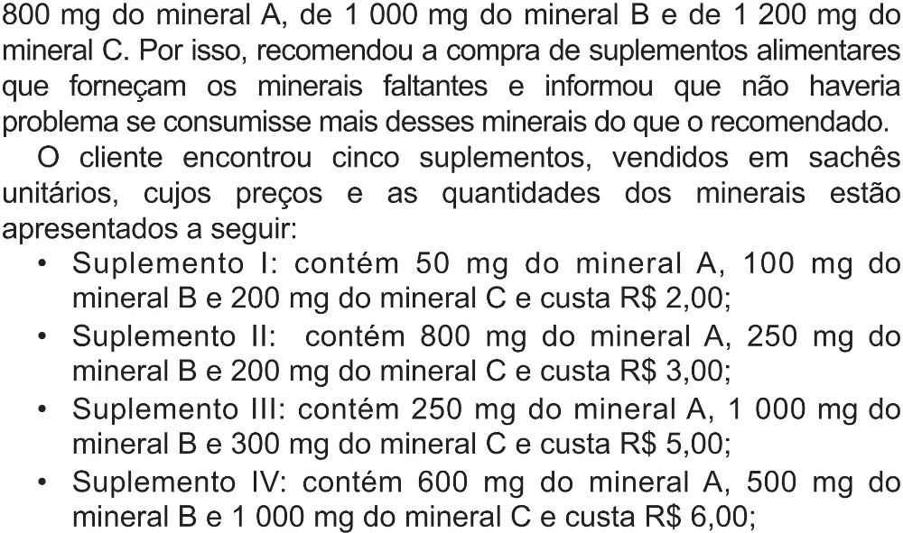 Trecho original com figura, tabela ou fórmula da questão 159 do ENEM 2021 - 2º Dia – Caderno 12 – Verde (Libras – Superampliada) – Aplicação Regular.