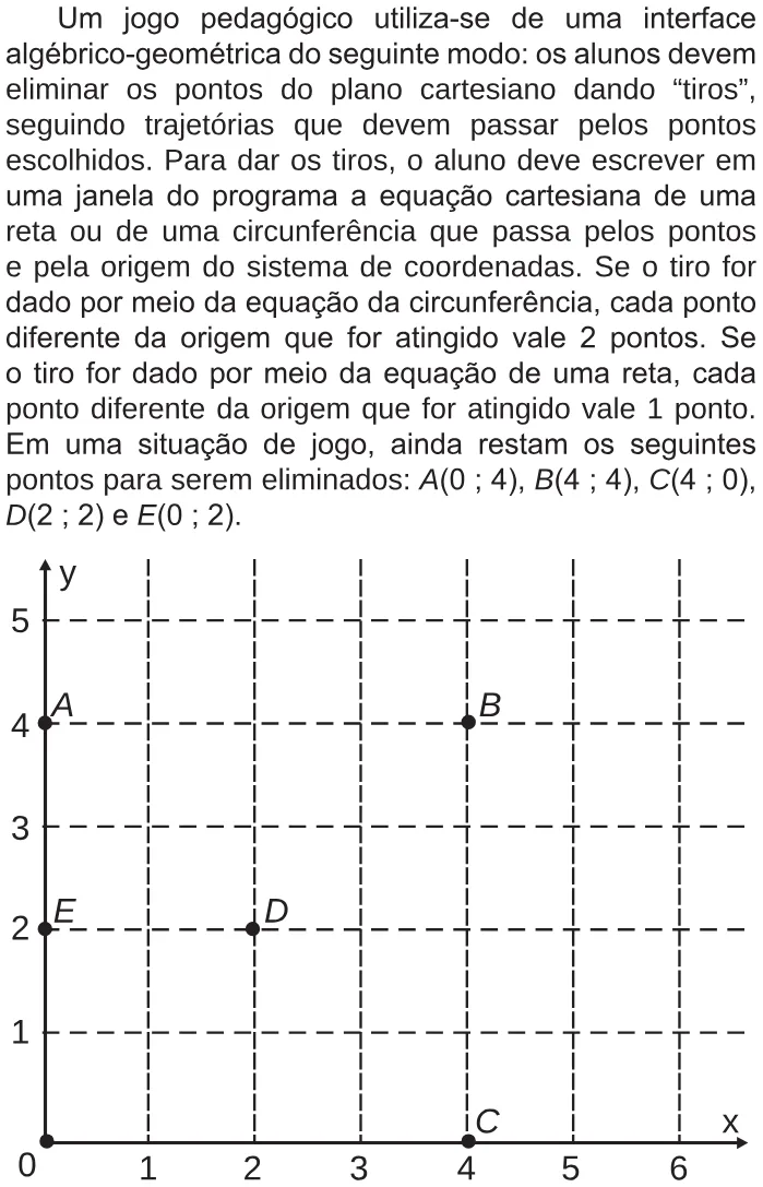 Trecho original com figura, tabela ou fórmula da questão 166 do ENEM 2018 - 2º Dia - Caderno 5 - Amarelo – Aplicação regular.
