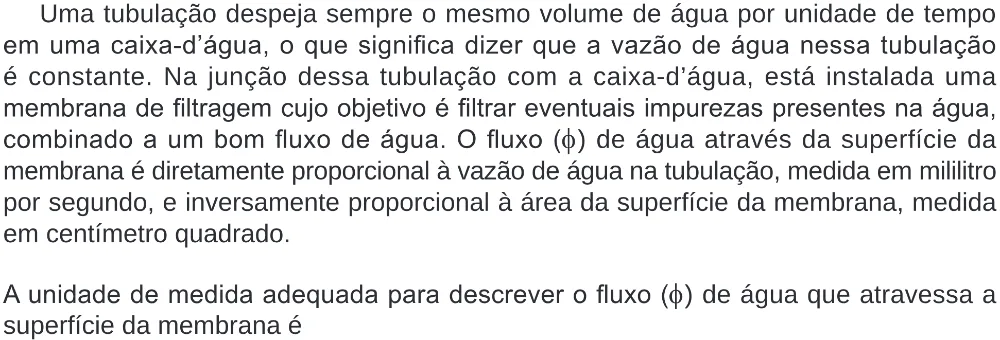 Trecho original com figura, tabela ou fórmula da questão 160 do ENEM 2024 - 2º Dia – Caderno 8 – Verde – Aplicação Regular - (Ampliada).