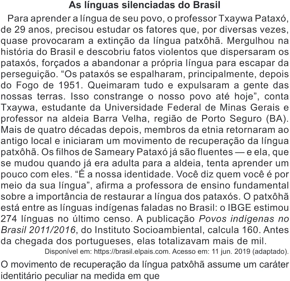 Trecho original com figura, tabela ou fórmula da questão 17 do ENEM 2022 - 1º Dia – Caderno 10 – Verde (Libras – Superampliada) – Aplicação Regular.