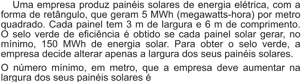 Trecho original com figura, tabela ou fórmula da questão 151 do ENEM 2021 - 2º Dia – Caderno 5 – Amarelo (Superampliada) – Reaplicação/PPL/Segunda Oportunidade.